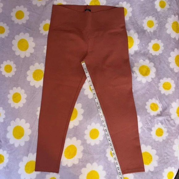 NWT LOFT Sculpting Compression Leggings High Rise Casual Orange Sz L - Picture 7 of 7